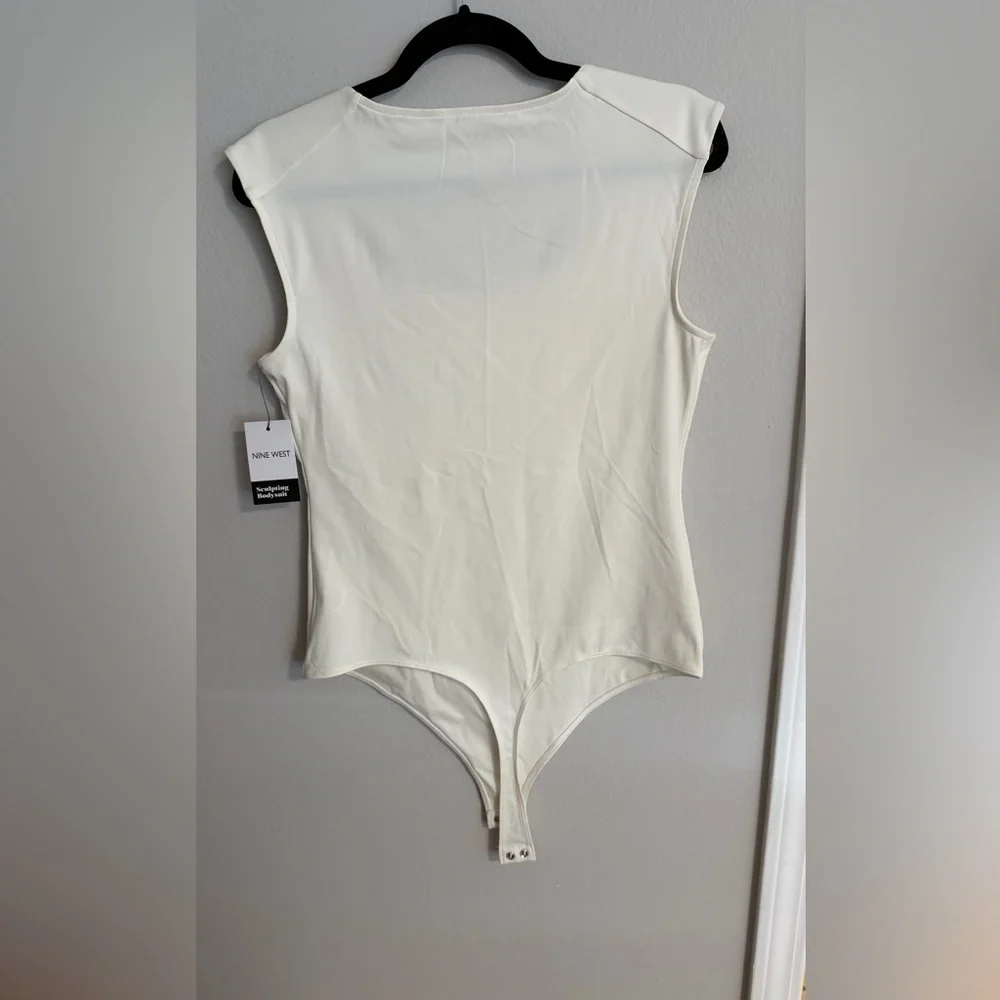 Nine West Women's Large Cream Bodysuit - Picture 2 of 7